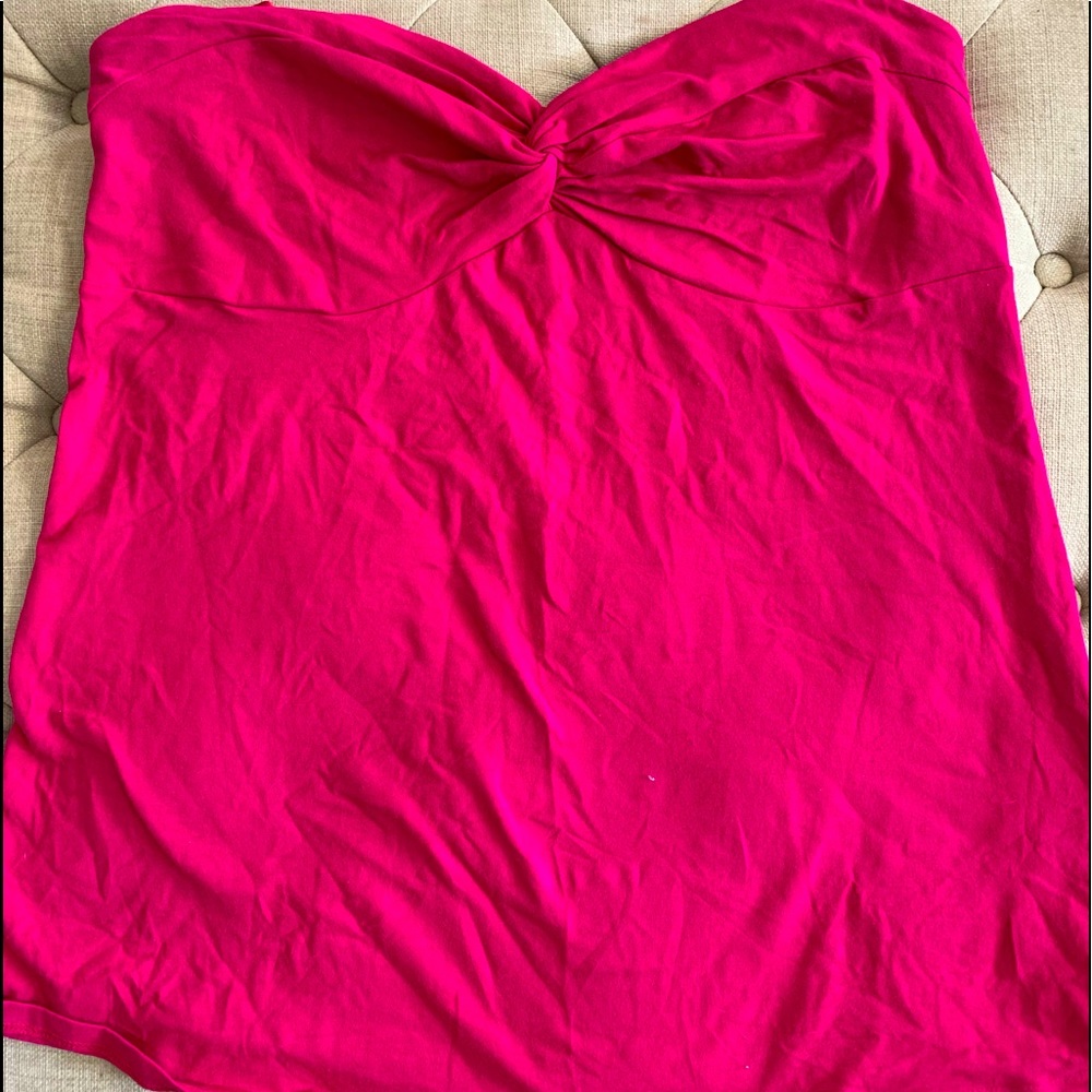 Torrid size 2 hot pink tube top 2x xxl plus